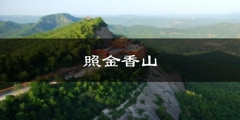 照金香山气温