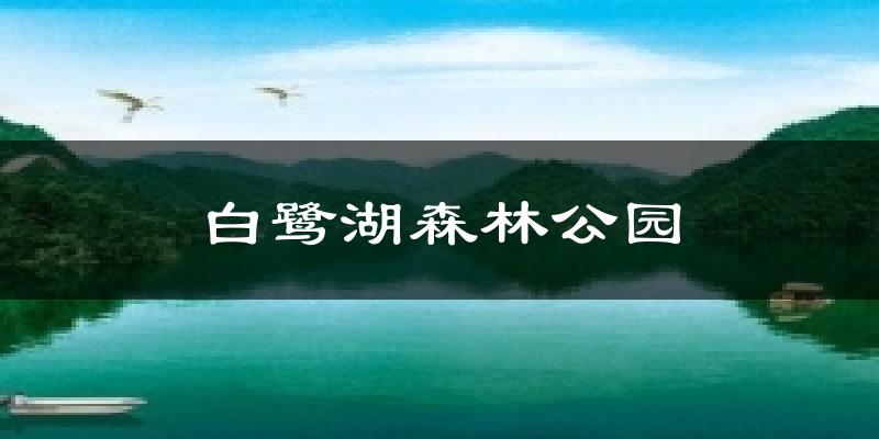 白鹭湖森林公园气温