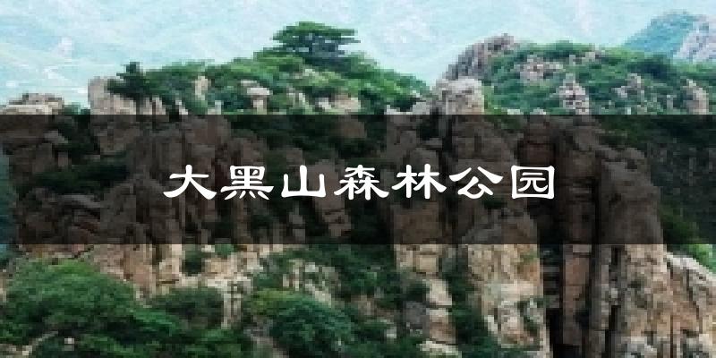 大黑山森林公园天气未来15天