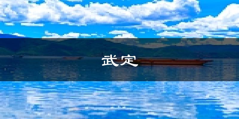 武定天气预报未来一周